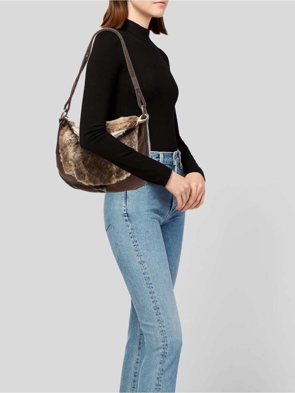Andrew Marc Leather Hobo Bag NWT